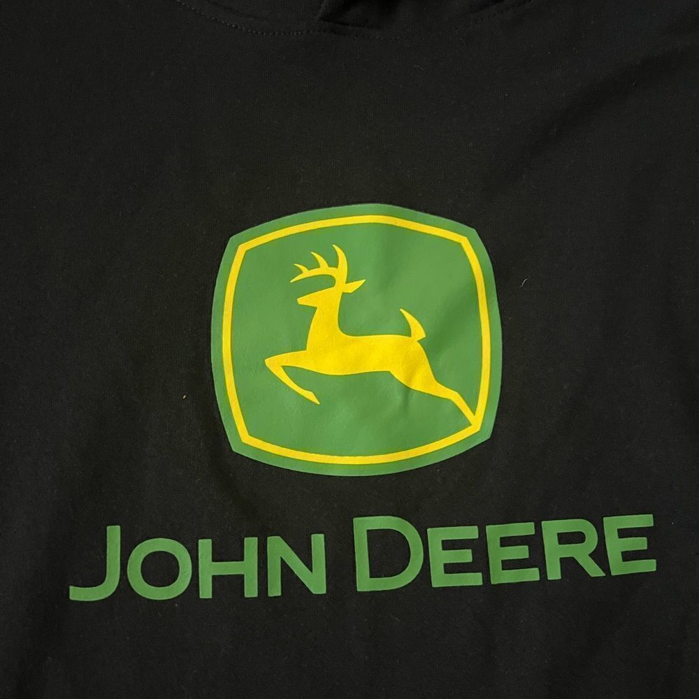 John Deere Core Graphic Logo Hoodie Black- Size XXL - Picture 4 of 10